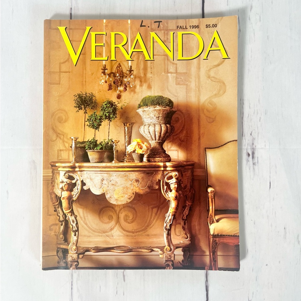 Vintage Veranda Magazine Fall 1996 Heavy Southern Style Decor Design Autumn